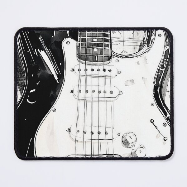 Item preview, Guitar black and white music art #guitar #music designed and sold by JBJart.