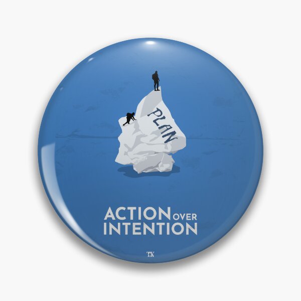 Item preview, Action Over Intention Minimal designed and sold by TKsuited.