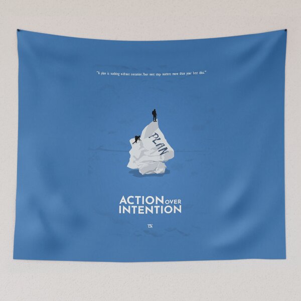 Item preview, Action Over Intention Minimal designed and sold by TKsuited.