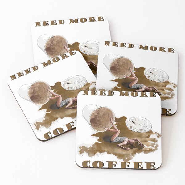 Item preview, Need More Coffee- A Tragedy Of Spills designed and sold by Uniq1.Arts.