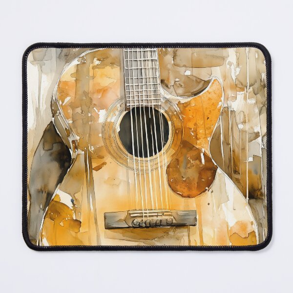Item preview, Guitar watercolor music art #guitar #music designed and sold by JBJart.