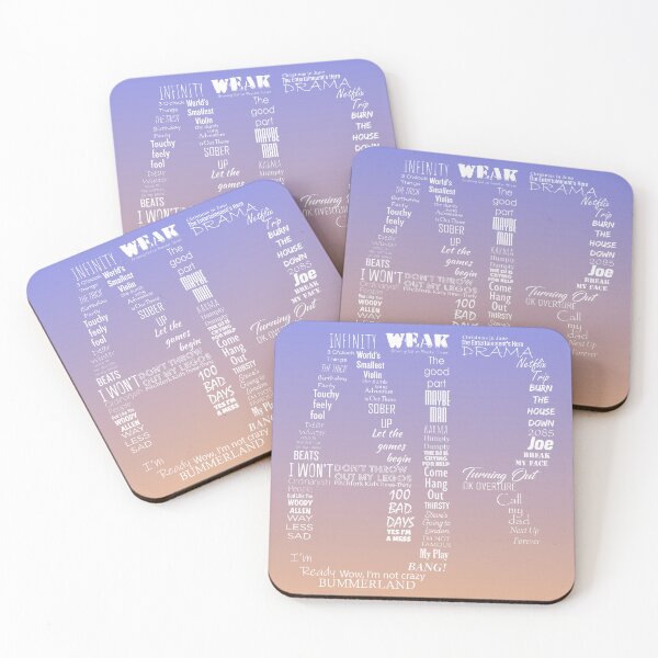 Item preview, AJR typographic designed and sold by EV Design.