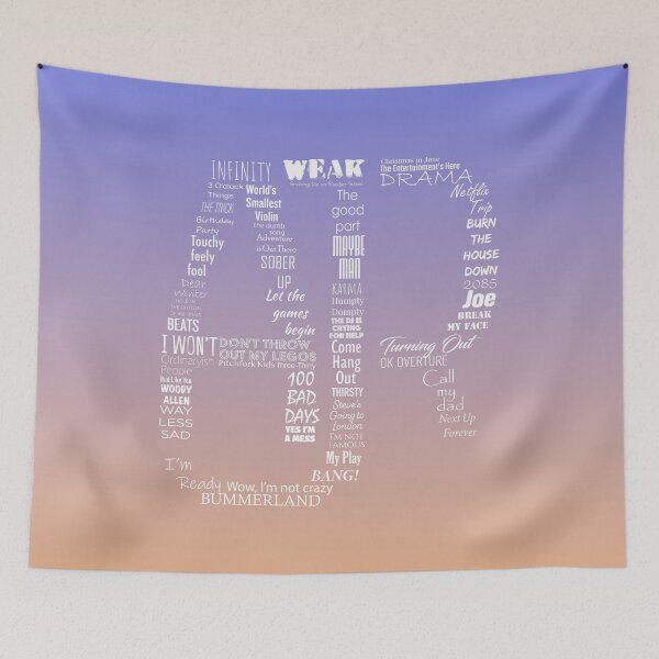 Item preview, AJR typographic designed and sold by EV Design.