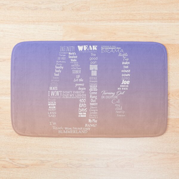 Item preview, AJR typographic designed and sold by EV Design.