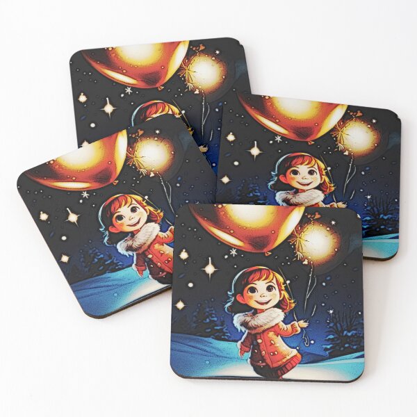 Item preview,   Enchanting Winter Walk with Illuminated Balloons designed and sold by KilianSzmid.
