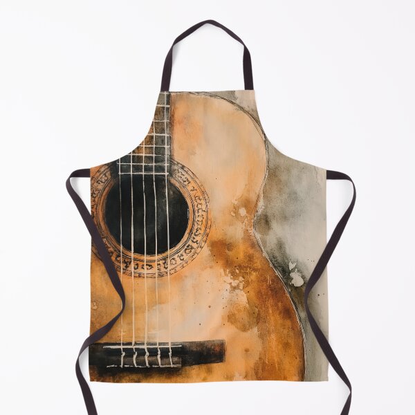 Item preview, Guitar watercolor music art #guitar #music designed and sold by JBJart.