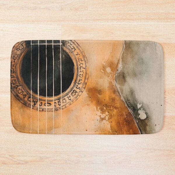 Item preview, Guitar watercolor music art #guitar #music designed and sold by JBJart.