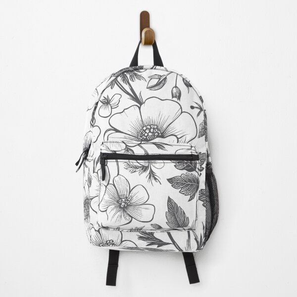 Item preview, Timeless Monochrome Floral Pattern for Elegant Apparel designed and sold by Faissal Thomass.