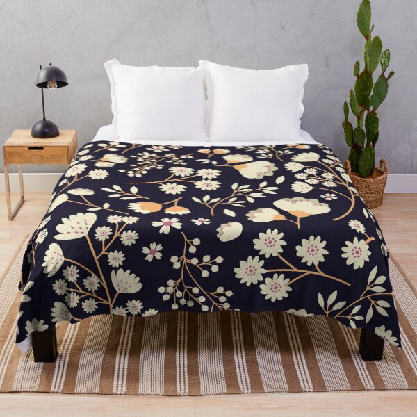 Item preview, Charming Midnight Floral Pattern for Versatile Clothing and Accessories designed and sold by Faissal Thomass.