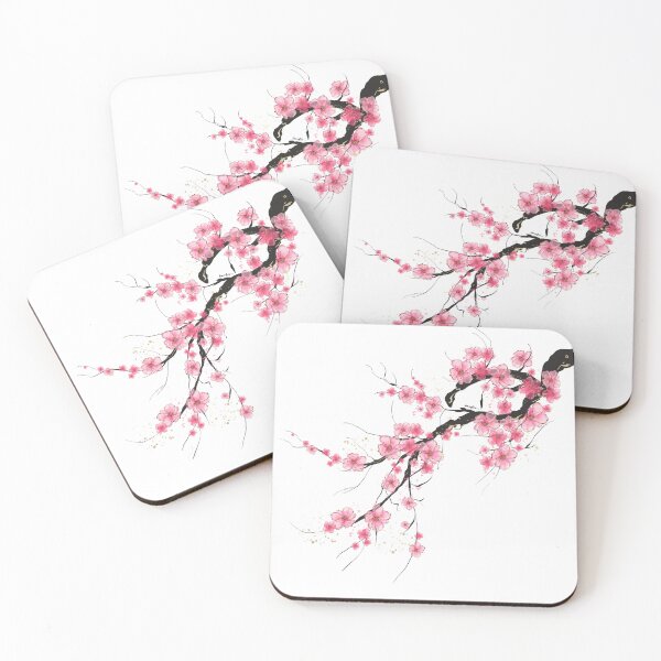 Item preview, Watercolor Pink Cherry Blossoms Sakura designed and sold by KaramfilaS.