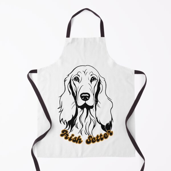 Item preview, Irish Setter Flowing Coat Portrait designed and sold by Paws and Ink Art.