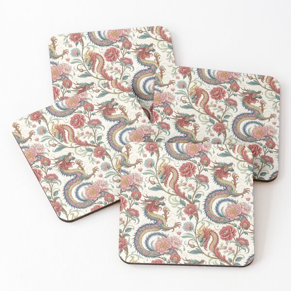Item preview, Dragon Chinoiserie  designed and sold by hellcom.