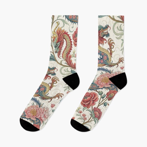 Item preview, Dragon Chinoiserie  designed and sold by hellcom.