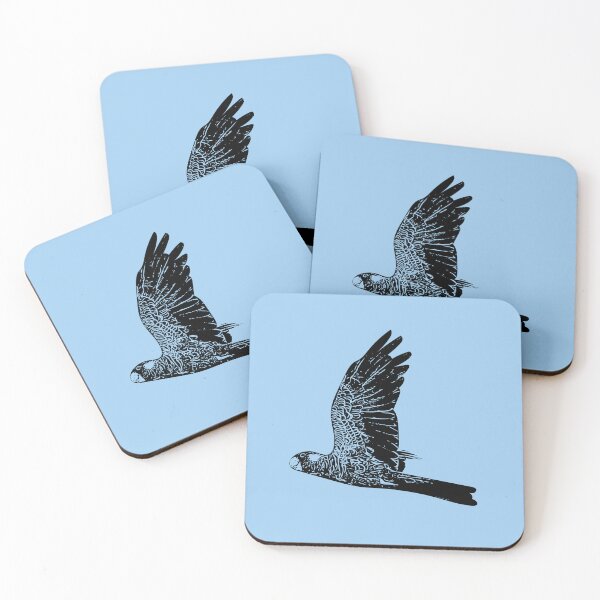 Item preview, Carnaby's Black Cockatoo Flying Black Design designed and sold by designsasstultd.