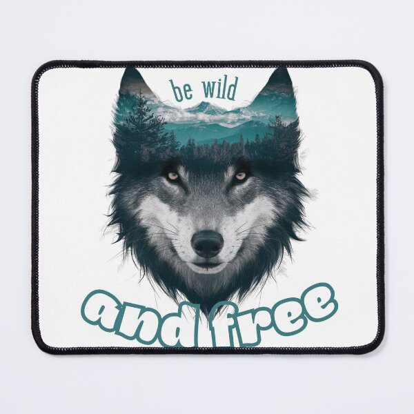 Item preview, Wolf and mountains,Wild and free, Freedom, Majestic, Independece designed and sold by KolorellaS.