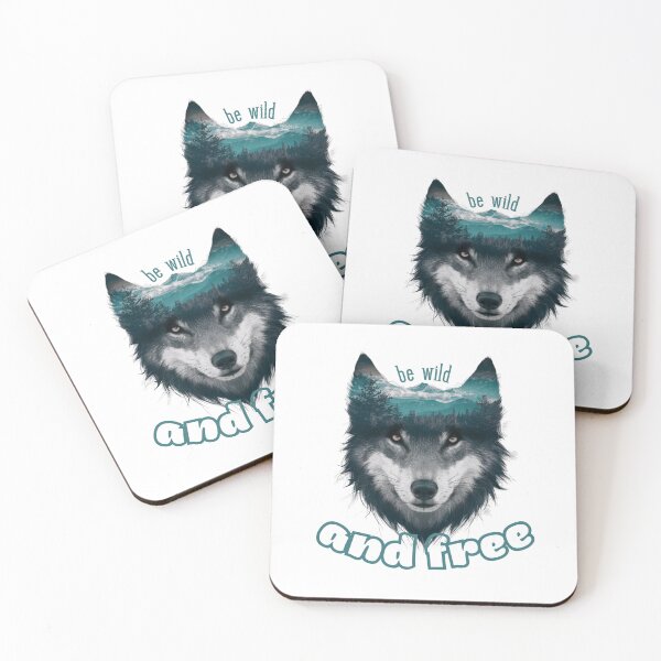 Item preview, Wolf and mountains,Wild and free,  Freedom, Majestic, Independece designed and sold by KolorellaS.