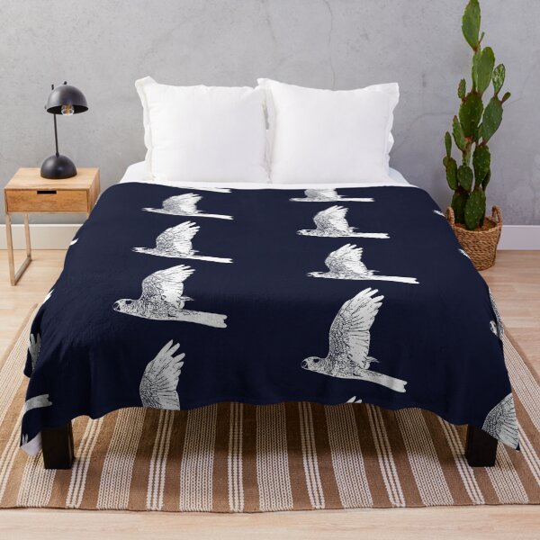 Item preview, Carnaby's Black Cockatoo Flying White Design  designed and sold by designsasstultd.