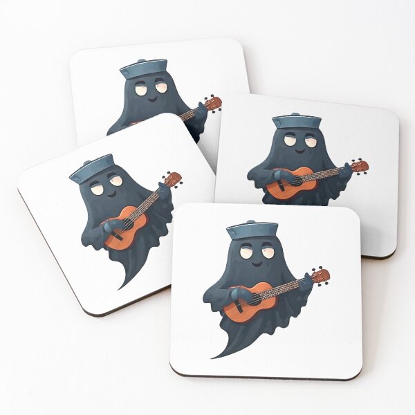 Item preview, Singing Ghost with Guitar designed and sold by thehurdaci.