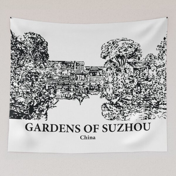 Item preview, Gardens of Suzhou - China designed and sold by Lakeric Cityscapes.