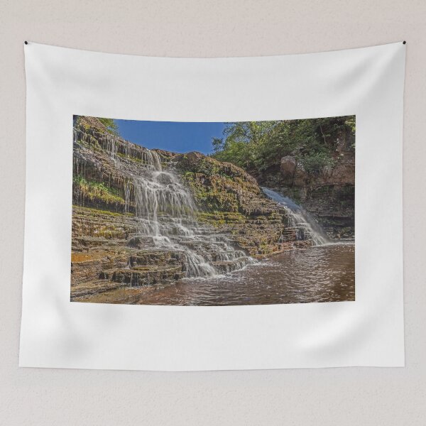 Item preview, Cascading Cramell Linn Waterfall Over Rocky Terrain designed and sold by David Patterson.