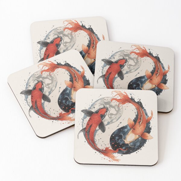 Item preview, Koi Fish, Yin&Yang designed and sold by xiao xuans.