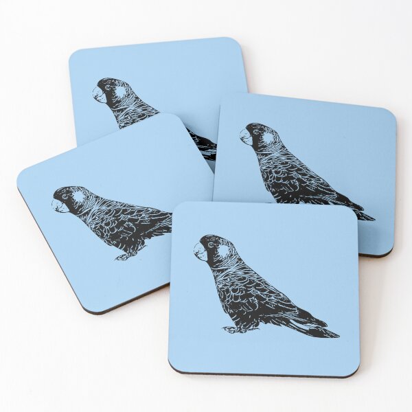 Item preview, Carnaby's Black Cockatoo Perched Black Design designed and sold by designsasstultd.