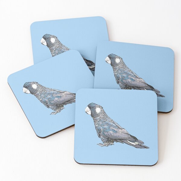 Item preview, Carnaby's Black Cockatoo Perched Black Alternate Design designed and sold by designsasstultd.