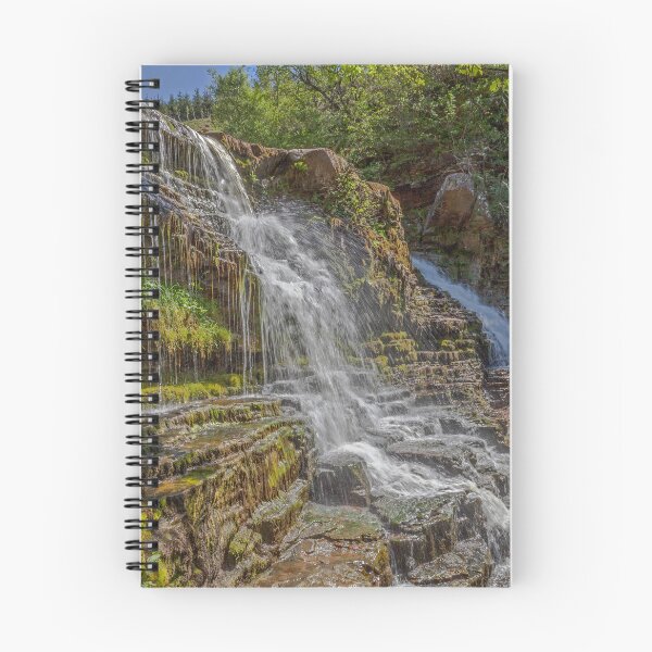 Item preview, Serene Crammel Linn Waterfall Cascading Over Rocky Ledges designed and sold by David Patterson.