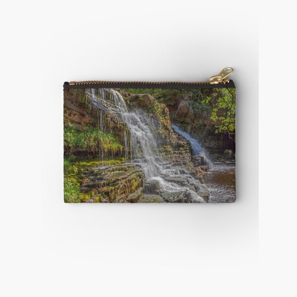 Item preview, Serene Crammel Linn Waterfall Cascading Over Rocky Ledges designed and sold by David Patterson.