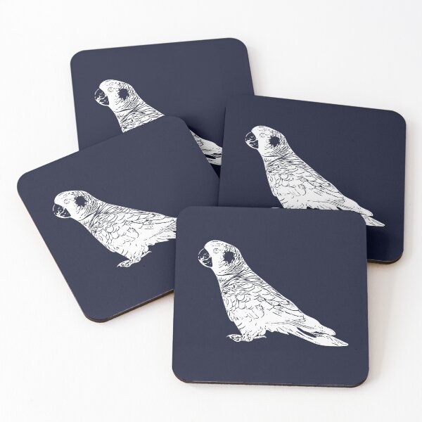 Item preview, Carnaby's Black Cockatoo Perched White Design designed and sold by designsasstultd.