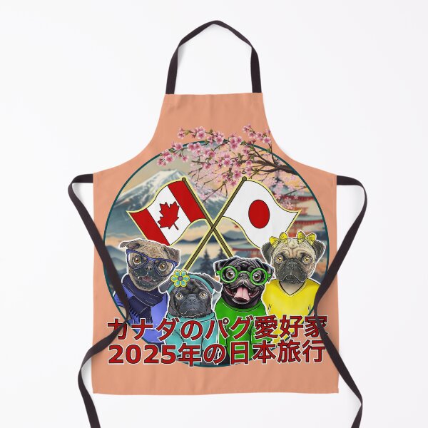 Item preview, Canadian Pug Fanciers Japan Trip 2025 designed and sold by FivePugs.