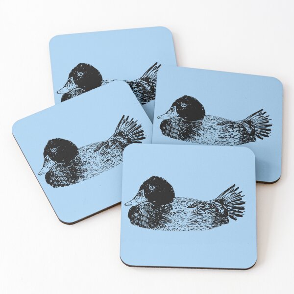 Item preview, Blue-billed Duck Black Design  designed and sold by designsasstultd.