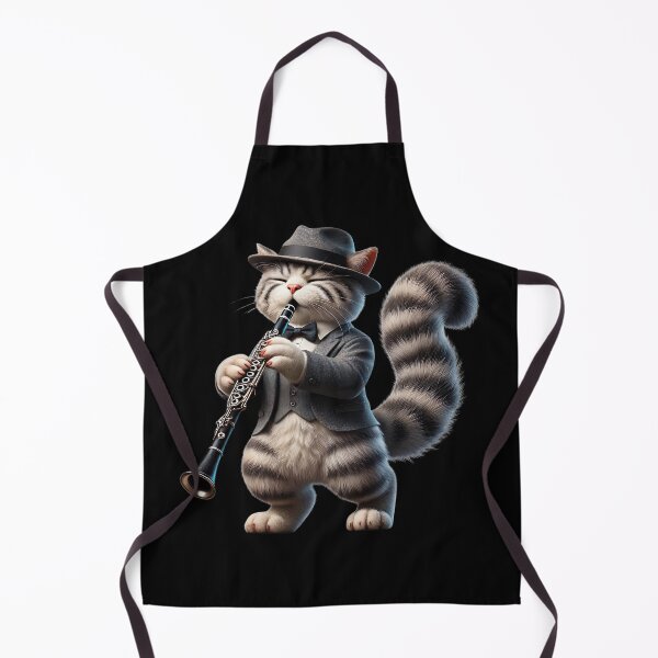 Item preview, The Genius of the Clarinet, Right? Cat Musician, Clarinet Cat designed and sold by Tiszert.