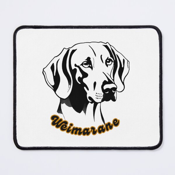 Item preview, Weimaraner Sleek Gray Coat Portrait designed and sold by Paws and Ink Art.