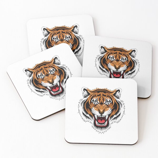 Item preview, tiger face tshirt design png designed and sold by hsstudio2025.