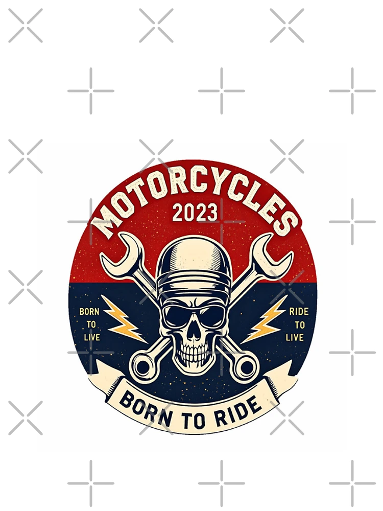 Thumbnail 4 of 4, iPhone Case, Motorcycle: Born To Ride designed and sold by AlphaTeez.