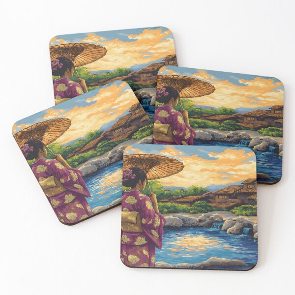 Item preview, Japanese Pixel Landscape designed and sold by CoolMantras.