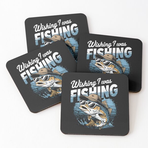 Item preview, wishing i was fishing designed and sold by CanvaSnap ⭐⭐⭐⭐⭐.