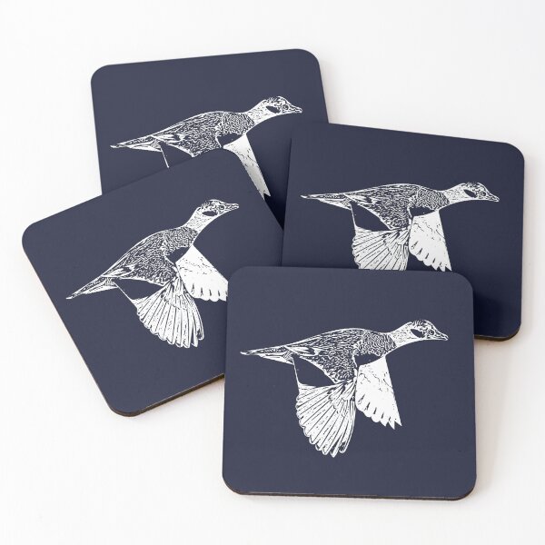 Item preview, Green Pygmy-Goose Flying White Design  designed and sold by designsasstultd.