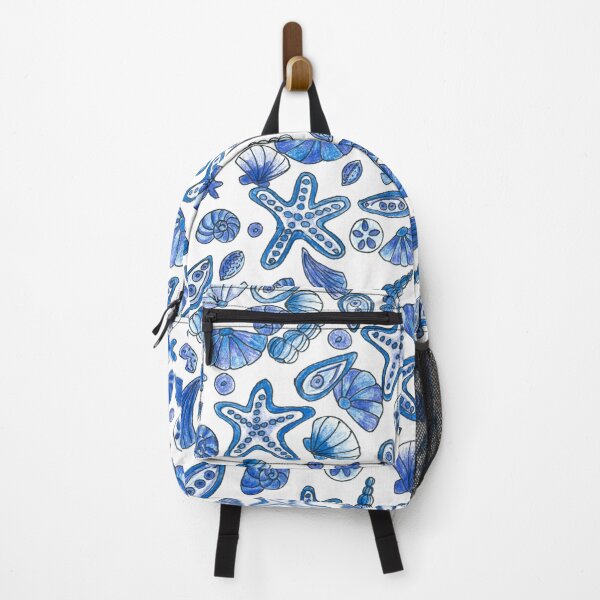 Item preview, Blue Seashells coastal pattern designed and sold by Home Cyn Home.