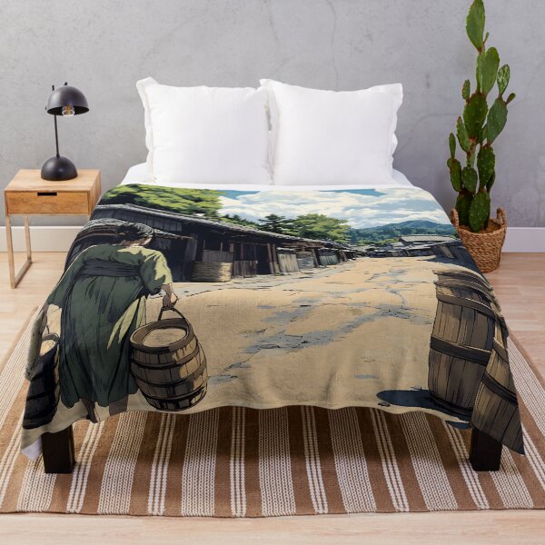 Item preview, Japanese Village Landscape designed and sold by CoolMantras.