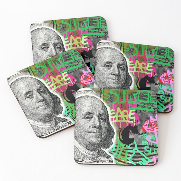Item preview, Banksy Rat Vs. Graffiti $100 Bill Pop Art designed and sold by DonVivaldo.