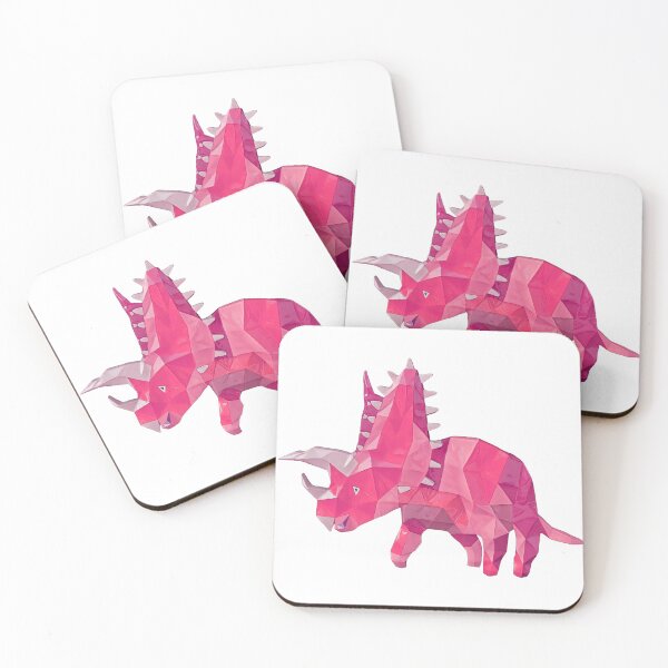 Item preview, Cute 3D  Triceratops in pink color designed and sold by LiberaCaballo.