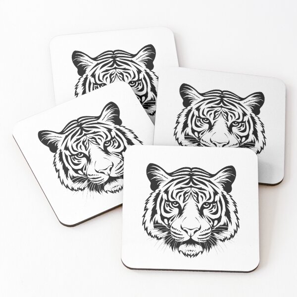 Item preview, tiger face tshirt design png designed and sold by hsstudio2025.