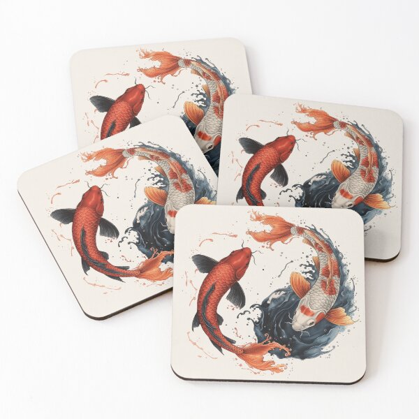 Item preview, Koi Fish, Yin&Yang designed and sold by xiao xuans.