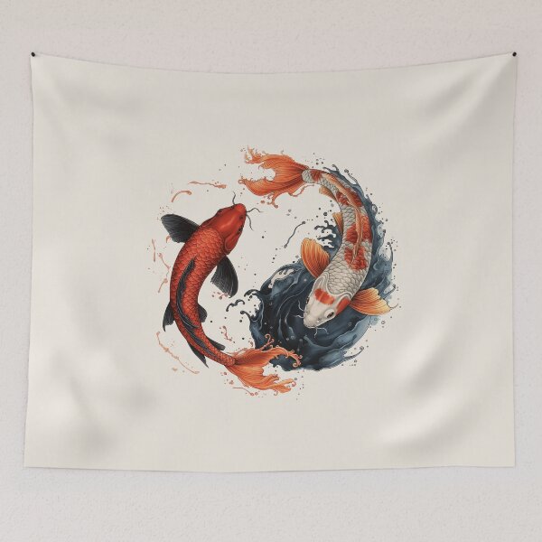 Item preview, Koi Fish, Yin&Yang designed and sold by xiao xuans.