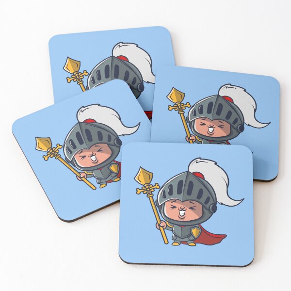Item preview, Sir Giggles-A-Lot Cute Kawaii Knight designed and sold by GoWubba.