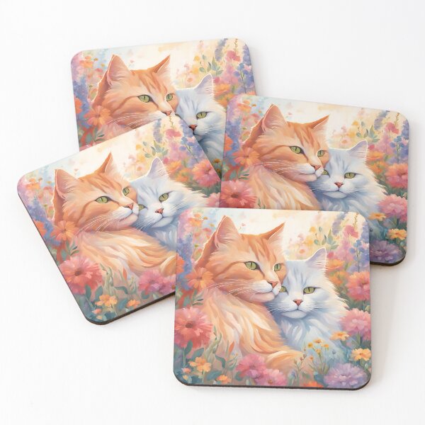 Item preview, Miau Love, Cat's love, Cat Love. Cats lover, Cat, Cats, black cats, love designed and sold by GOLDENGARDENART.