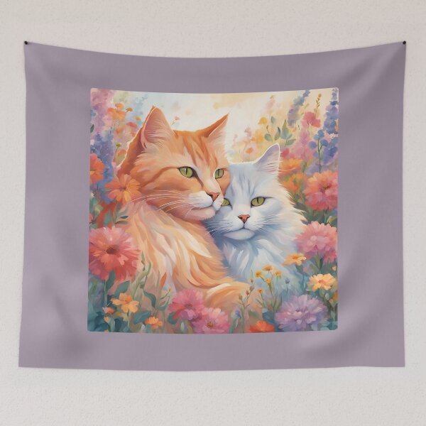 Item preview, Miau Love, Cat's love, Cat Love. Cats lover, Cat, Cats, black cats, love designed and sold by GOLDENGARDENART.