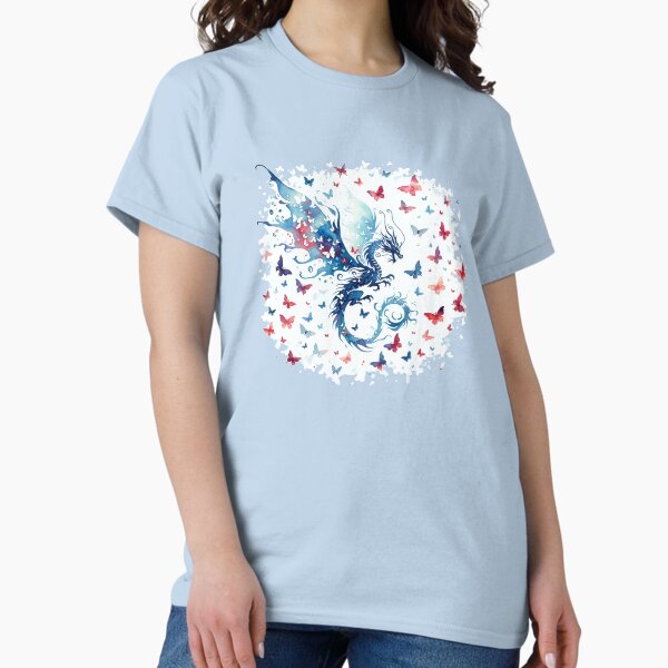 Item preview, Drache mit Schmetterlinge designed and sold by Kobeko.